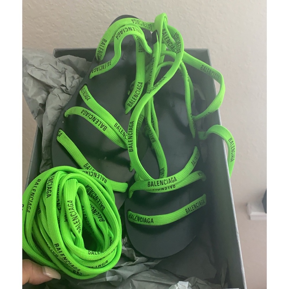 Balenciaga lace sandals